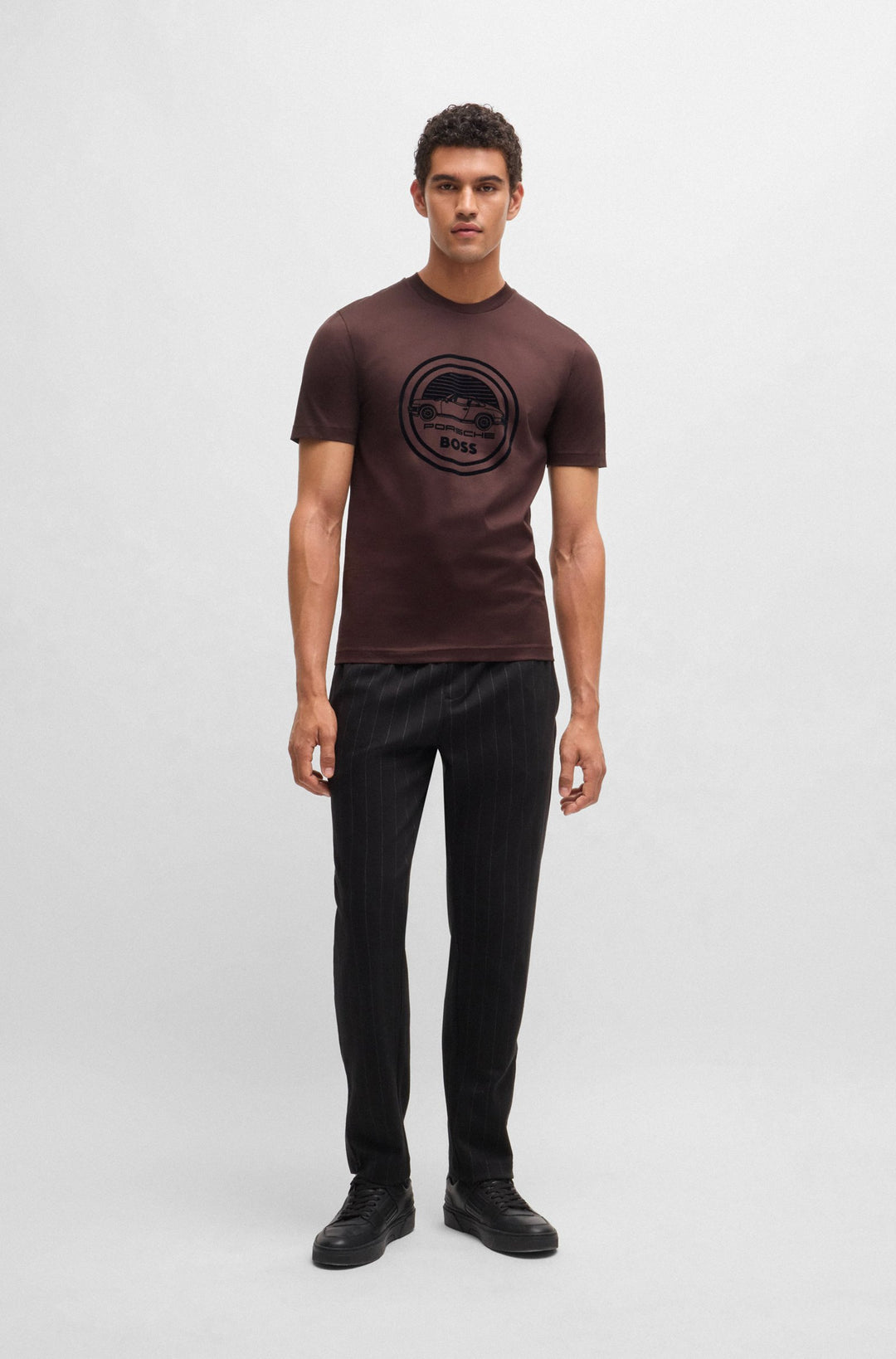 BOSS T-Shirts Regular Fit in Cotton - C-THOMPSON 400_PS 10263249 01-50522795- Concorde Fashion#color_red-642