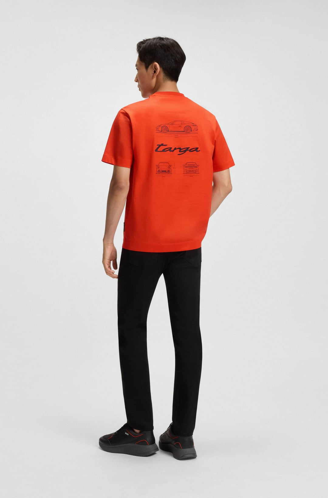 BOSS T-Shirts Regular Fit - C-THOMPSON 197_PS 50543200- Concorde Fashion#color_orange-802