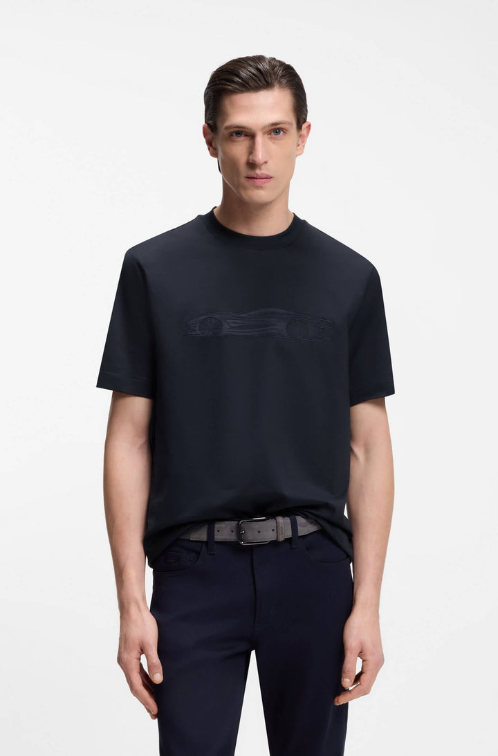 BOSS T-Shirts Regular Fit - C-TAUT 242_AM 50555828- Concorde Fashion#color_navy-404