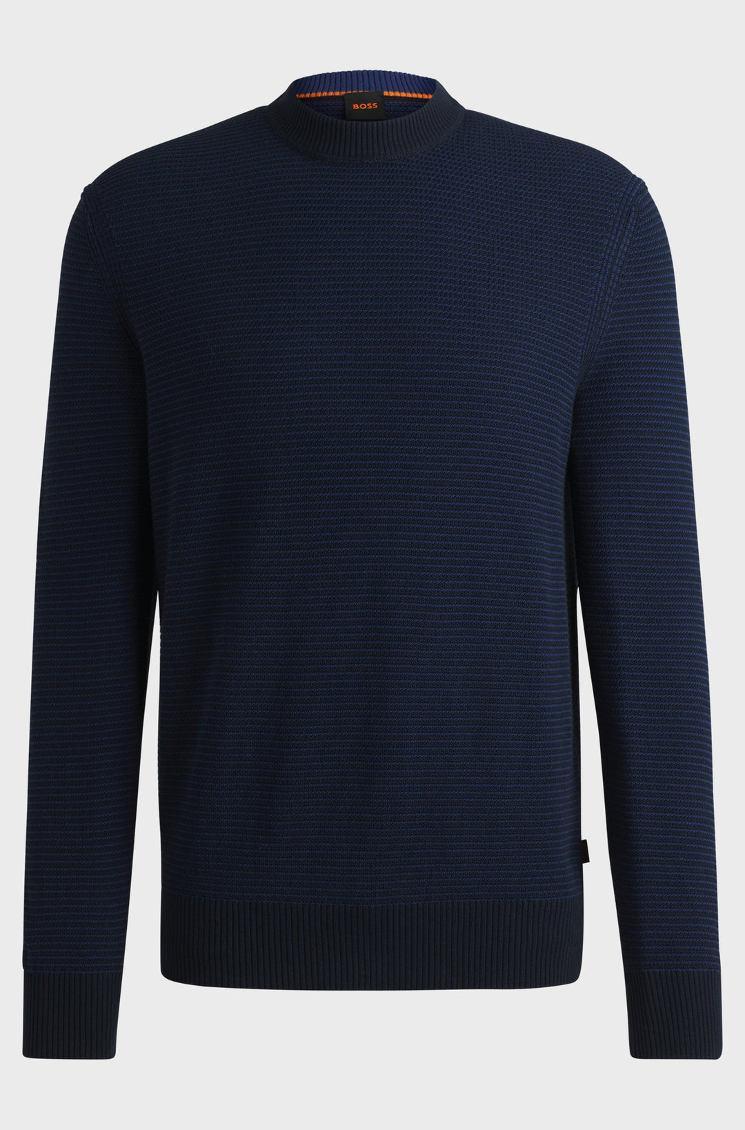 BOSS Sweaters Regular Fit in Cotton Mix - AMERCURY 10263266 01-50523575- Concorde Fashion#color_navy-404