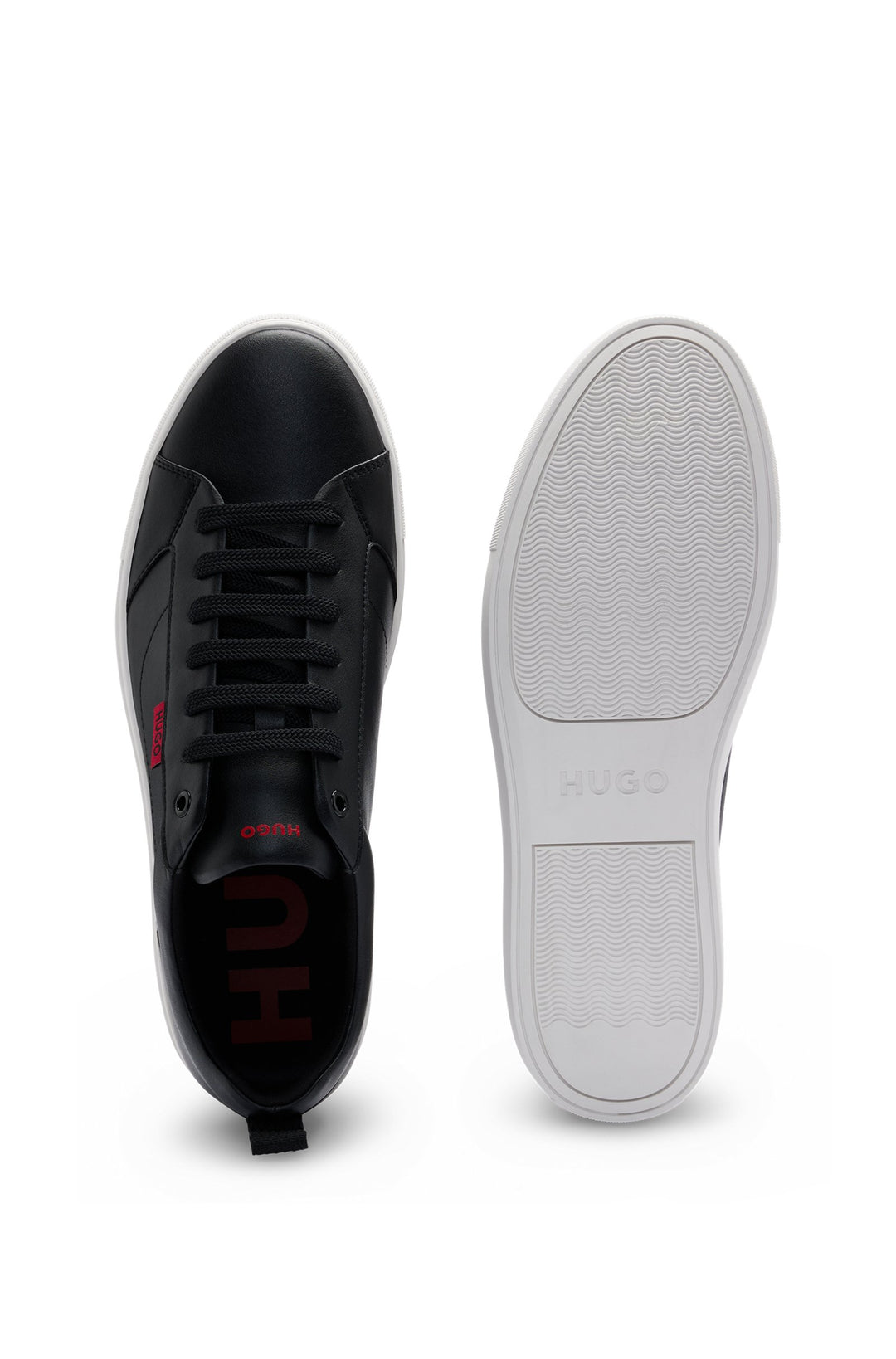 HUGO Sneakers Standard Sole in Polyester Mix - MORRIE_TENN_NAPU 10263296 01-50523642- Concorde Fashion#color_black-001