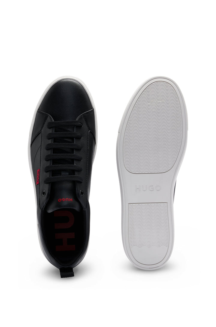 HUGO Sneakers Standard Sole in Polyester Mix - MORRIE_TENN_NAPU 10263296 01-50523642- Concorde Fashion#color_black-001