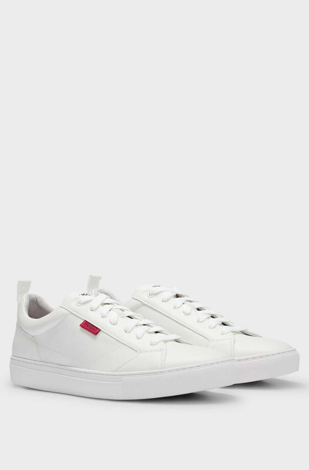 HUGO Sneakers Standard Sole in Polyester Mix - MORRIE_TENN_NAPU 10263296 01-50523642- Concorde Fashion#color_white-100