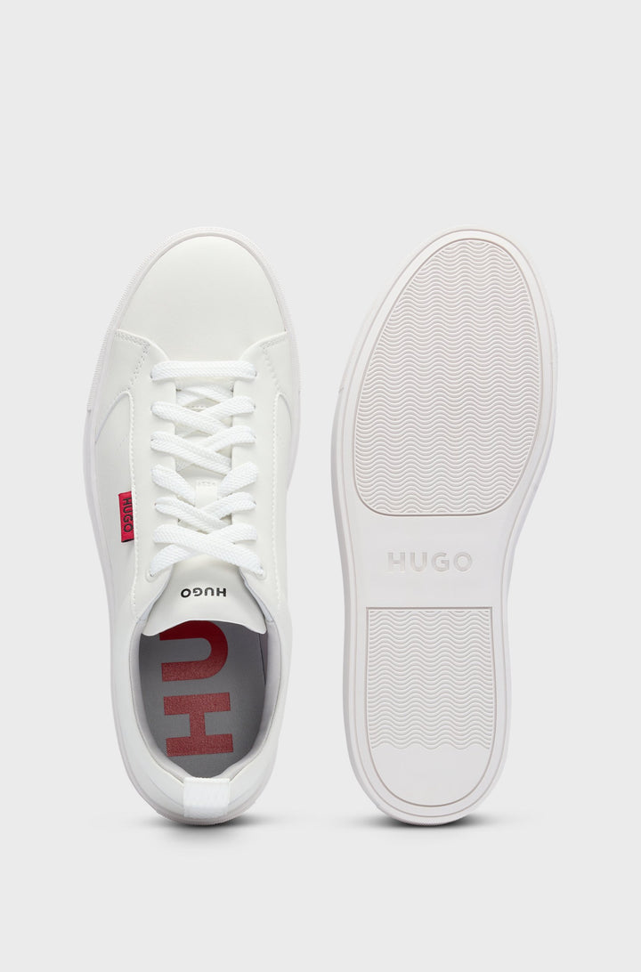 HUGO Sneakers Standard Sole in Polyester Mix - MORRIE_TENN_NAPU 10263296 01-50523642- Concorde Fashion#color_white-100