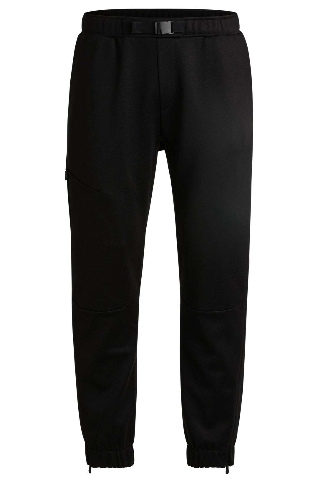BOSS Jogging Pants Regular Fit in Polyester Mix - HARIQ 10263309 01-50523678- Concorde Fashion#color_black-001