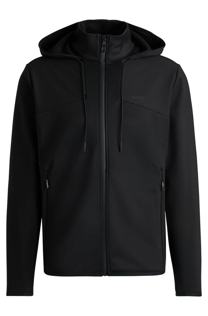 BOSS Hoodies  in Polyester Mix - SYBRID 10263309 01-50523707- Concorde Fashion#color_black-001