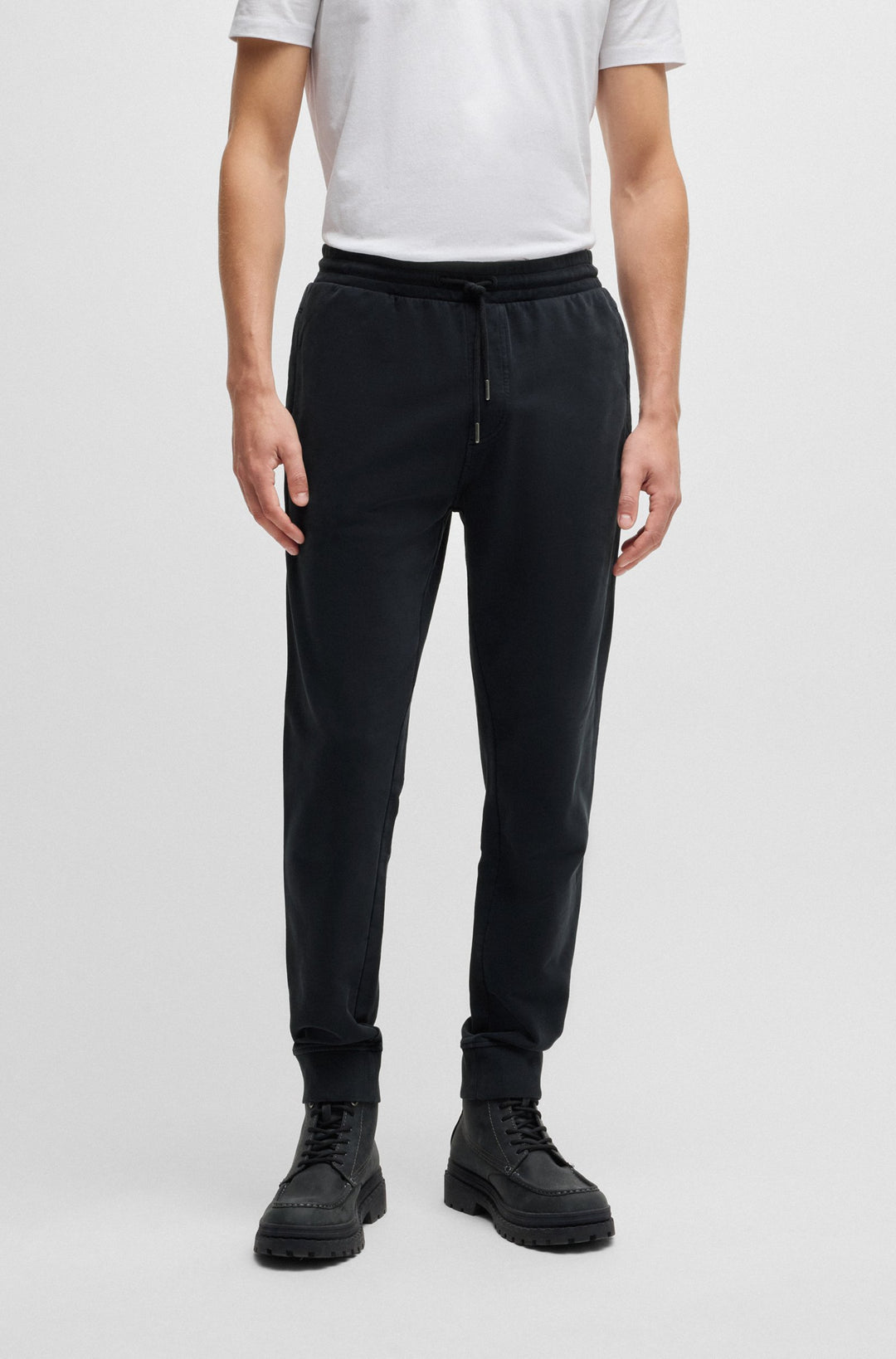 BOSS Jogging Pants Relaxed Fit in Cotton - SE_PEACH 10263348 01-50524459- Concorde Fashion#color_navy-404