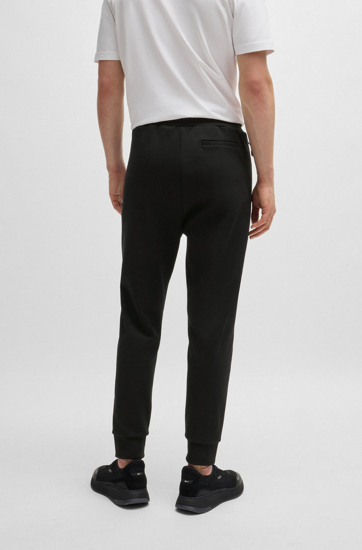 BOSS Jogging Pants Regular Fit in Cotton Mix - HADIKO 1 10263369 01-50523895- Concorde Fashion#color_black-001