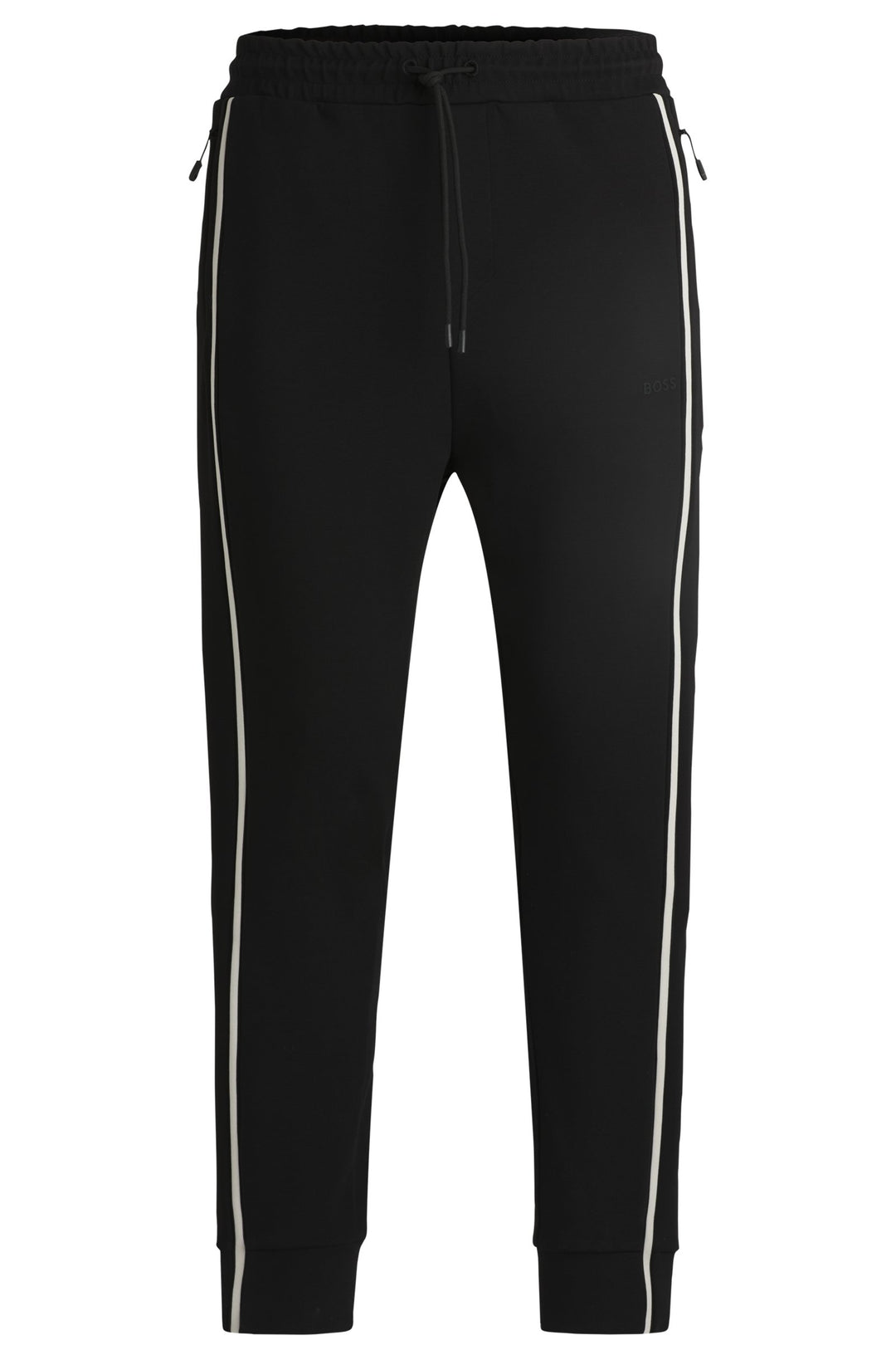 BOSS Jogging Pants Regular Fit in Cotton Mix - HADIKO 1 10263369 01-50523895- Concorde Fashion#color_black-001