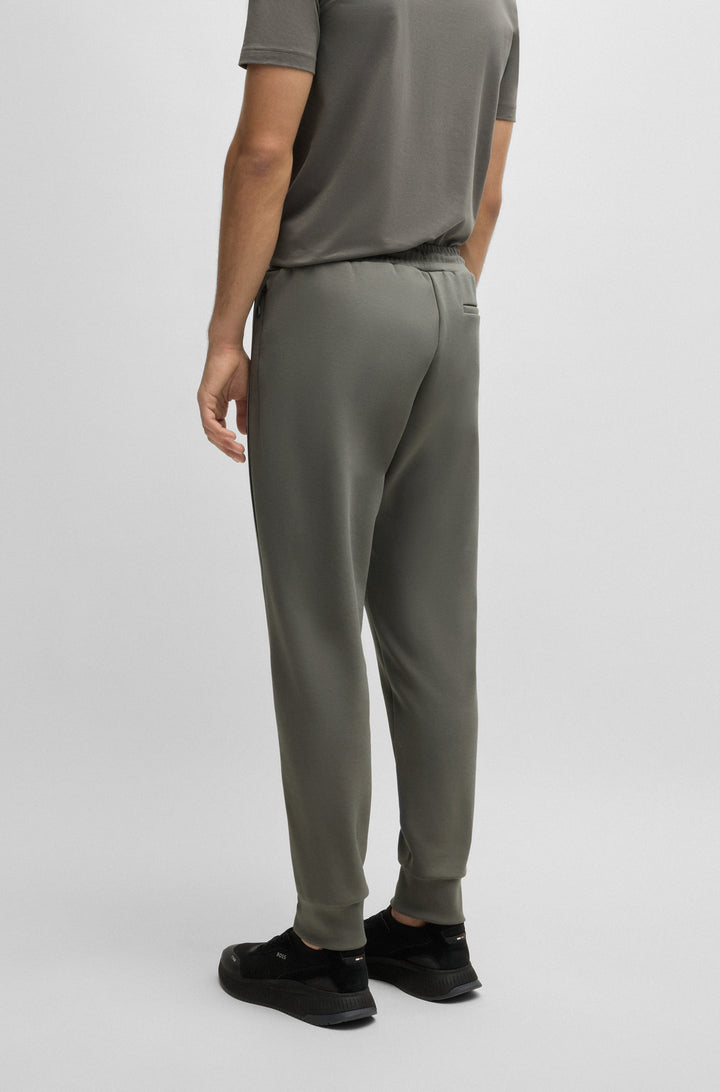 BOSS Jogging Pants Regular Fit in Cotton Mix - HADIKO 1 10263369 01-50523895- Concorde Fashion#color_grey-056