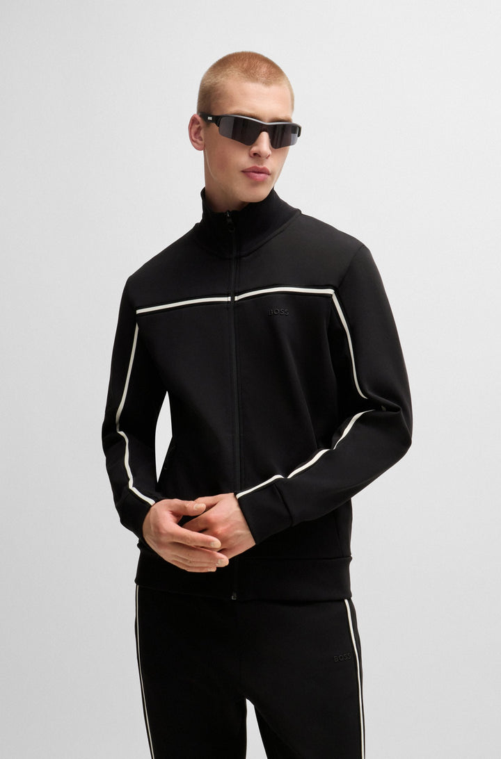 BOSS Sweatshirts Regular Fit in Cotton Mix - SKAZ 1 10263369 01-50523896- Concorde Fashion#color_black-001