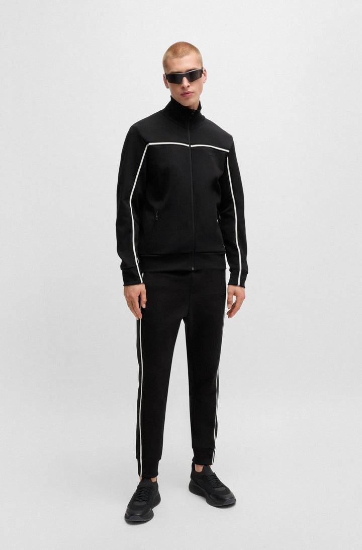 BOSS Sweatshirts Regular Fit in Cotton Mix - SKAZ 1 10263369 01-50523896- Concorde Fashion#color_black-001