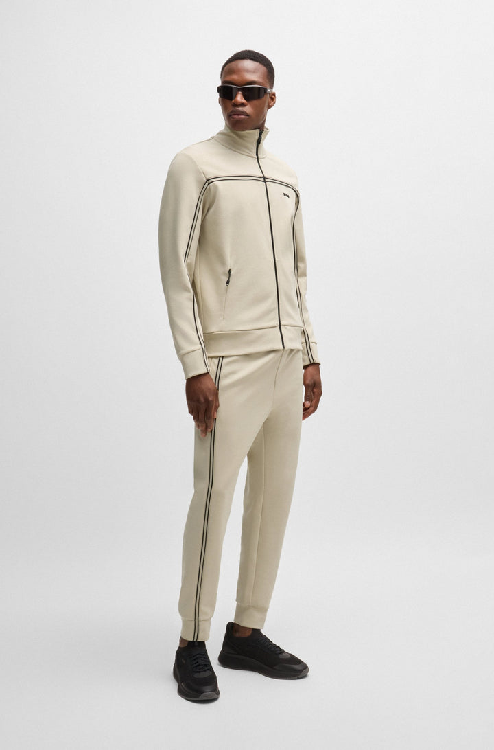 BOSS Sweatshirts Regular Fit in Cotton Mix - SKAZ 1 10263369 01-50523896- Concorde Fashion#color_beige-271