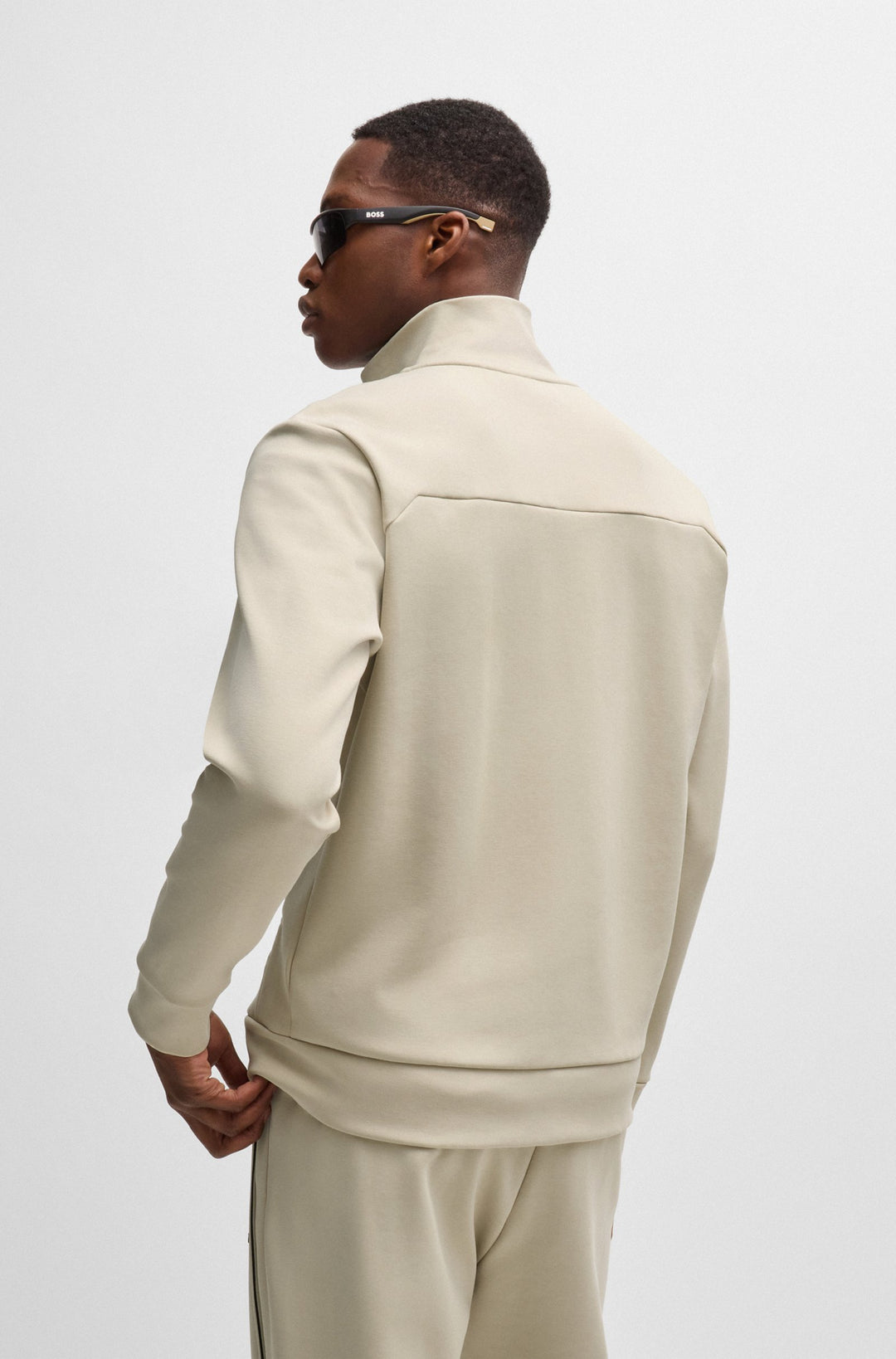 BOSS Sweatshirts Regular Fit in Cotton Mix - SKAZ 1 10263369 01-50523896- Concorde Fashion#color_beige-271