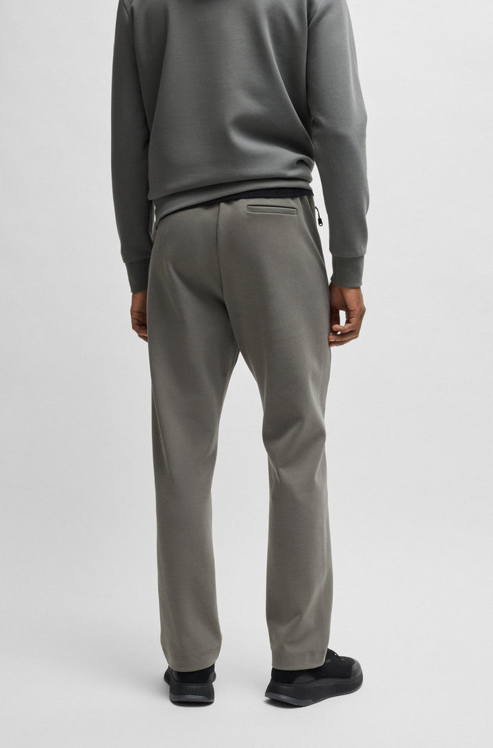 BOSS Jogging Pants Regular Fit in Cotton Mix - HADIM 1 10263369 01-50523903- Concorde Fashion#color_grey-056