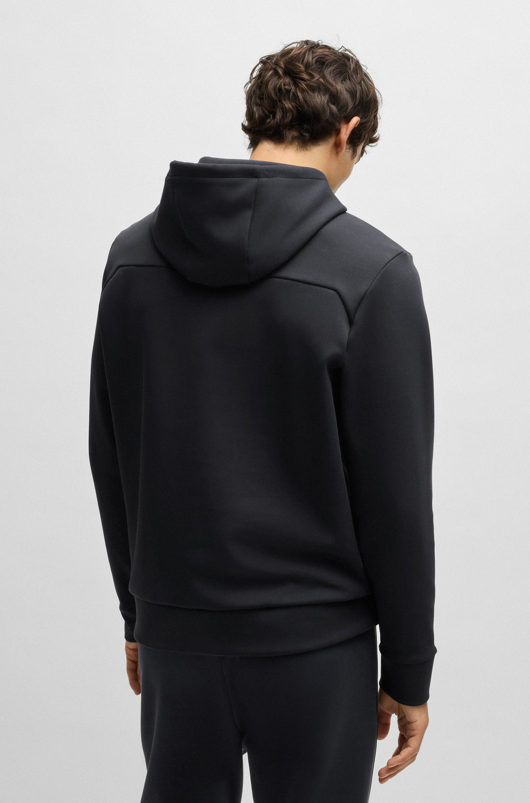 BOSS Hoodies Regular Fit in Cotton Mix - SOODY 1 10263369 01-50523905- Concorde Fashion#color_navy-402