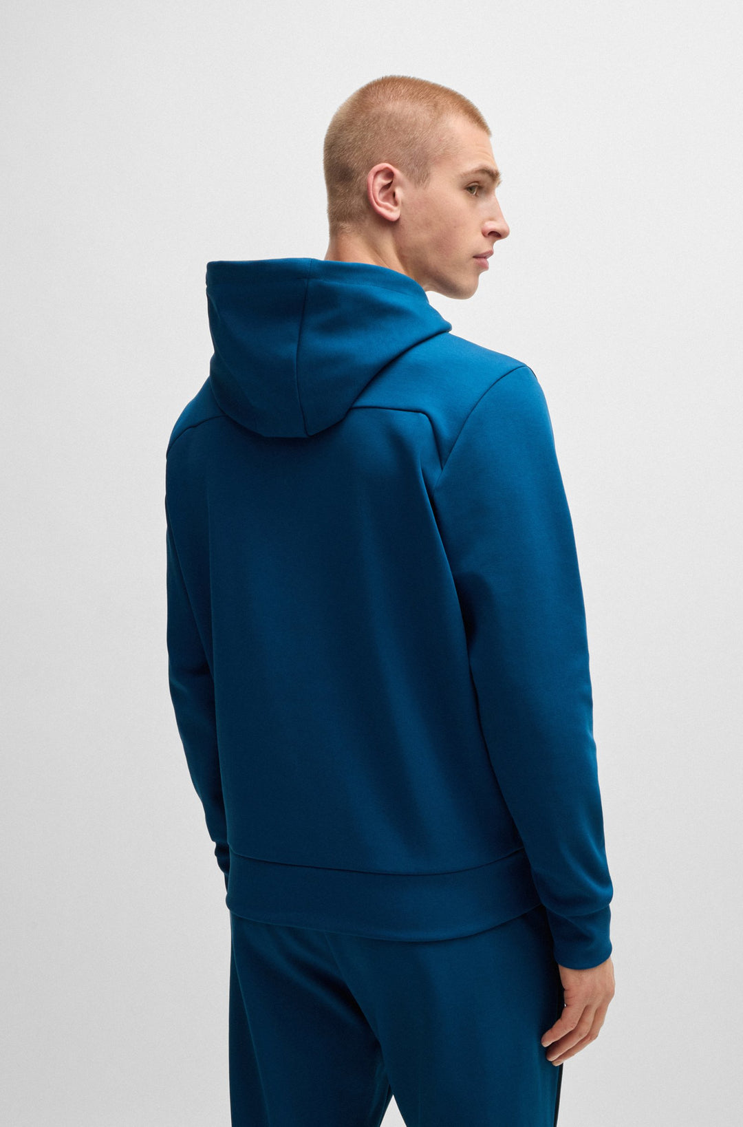 BOSS Hoodies Regular Fit in Cotton Mix - SOODY 1 10263369 01-50523905- Concorde Fashion#color_blue-494