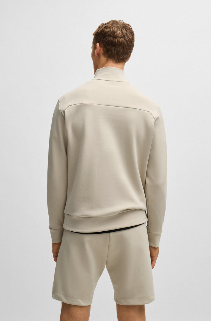 BOSS Sweatshirts Regular Fit in Cotton Mix - SWEAT 1 10263369 01-50523911- Concorde Fashion#color_beige-271