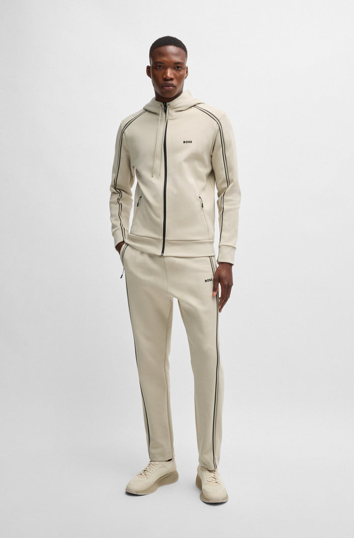 BOSS Hoodies Regular Fit in Cotton Mix - SAGGY 1 10263369 01-50523912- Concorde Fashion#color_beige-271