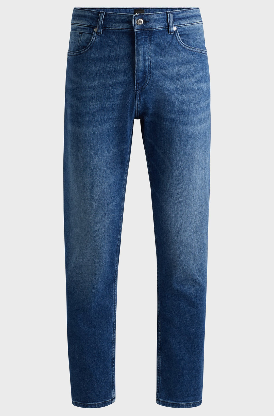 BOSS Jeans Regular Fit in Cotton Mix - H-RE.MAINE 10263385 01-50524015- Concorde Fashion#color_navy-416
