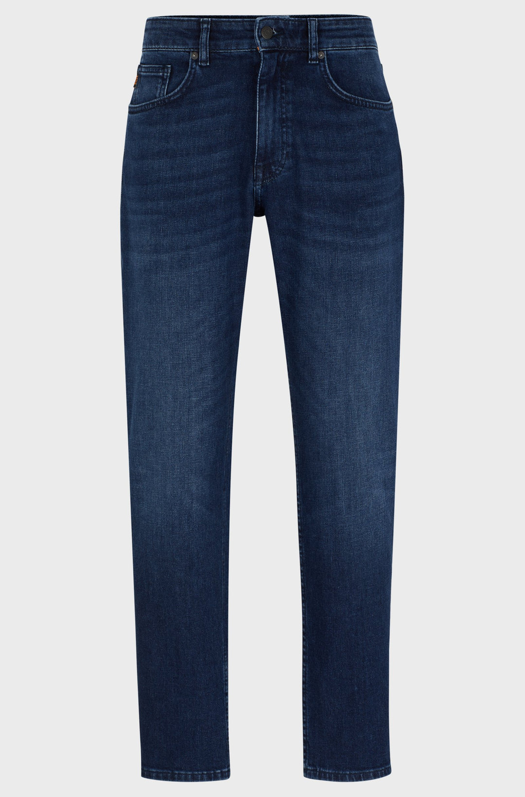 BOSS Jeans Regular Fit in Cotton Mix - TROY BO 10263385 01-50524020- Concorde Fashion#color_navy-419
