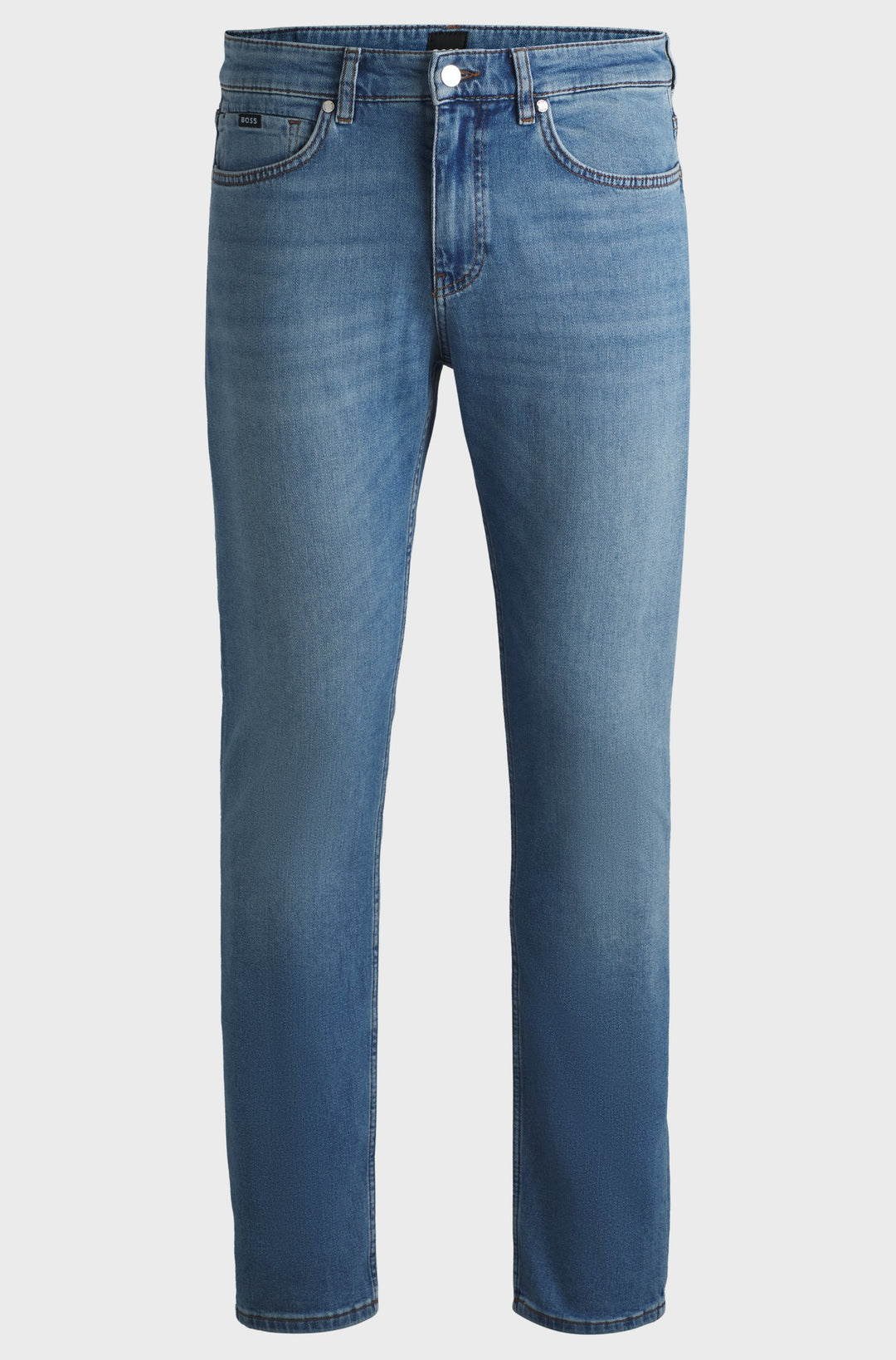 BOSS Jeans Slim Fit in Cotton Mix - H-DELAWARE 10263385 02-50524017- Concorde Fashion#color_blue-431