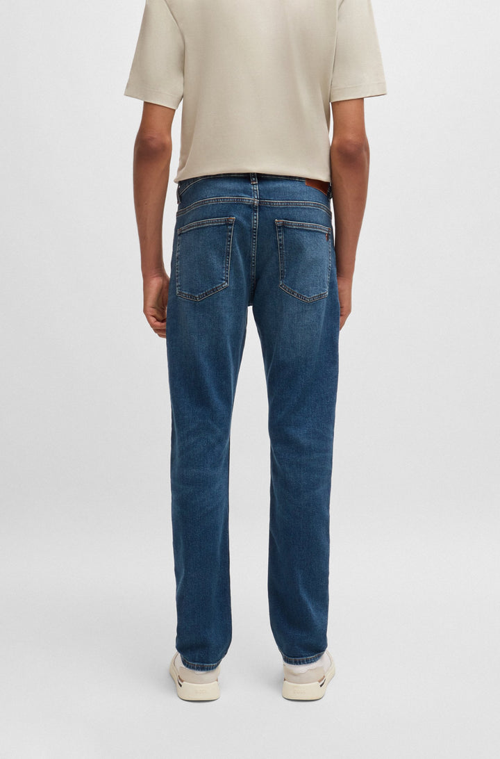 BOSS Jeans Slim Fit in Cotton Mix - DELAWARE BO 10263385 05-50526951- Concorde Fashion#color_navy-414