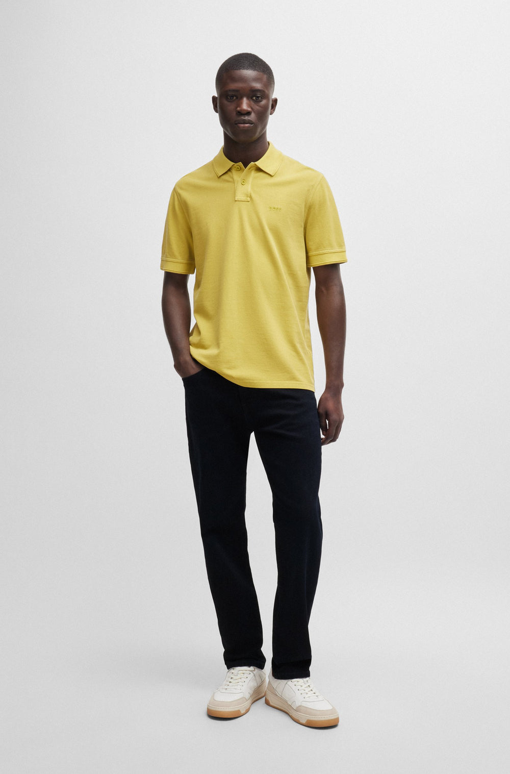 BOSS Jeans Regular Fit in Cotton Mix - RE.MAINE BO 10263410 01-50524075- Concorde Fashion#color_navy-408
