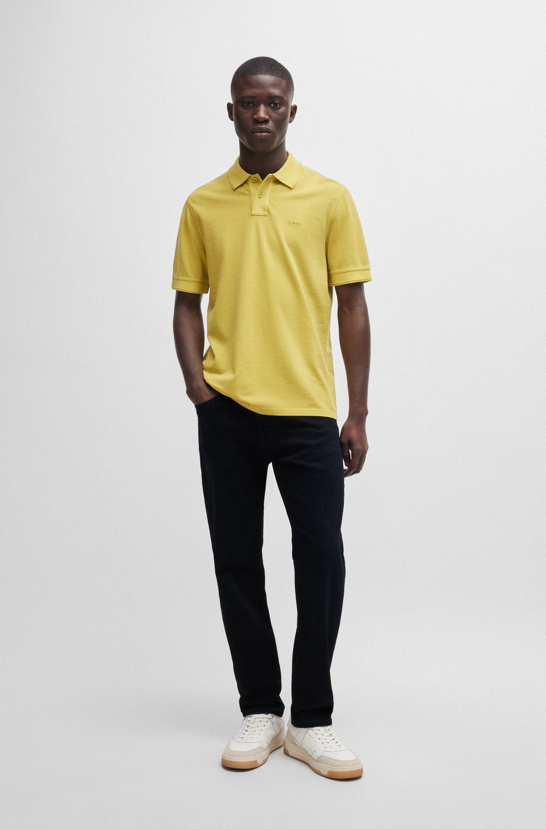 BOSS Jeans Regular Fit in Cotton Mix - RE.MAINE BO 10263410 01-50524075- Concorde Fashion#color_navy-408