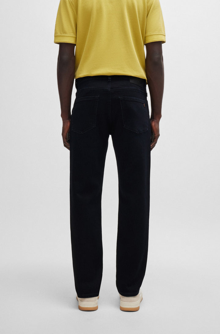 BOSS Jeans Regular Fit in Cotton Mix - RE.MAINE BO 10263410 01-50524075- Concorde Fashion#color_navy-408