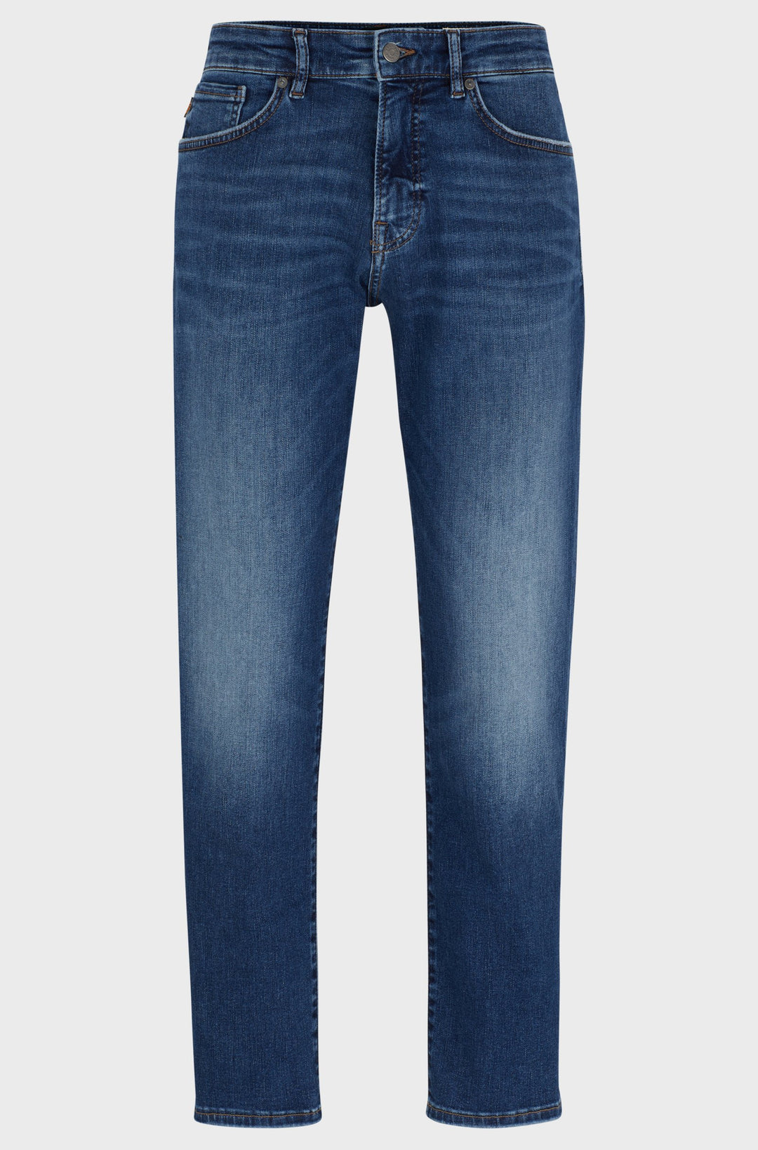 BOSS Jeans Regular Fit in Cotton Mix - RE.MAINE BO 10263422 01-50524084- Concorde Fashion#color_navy-411
