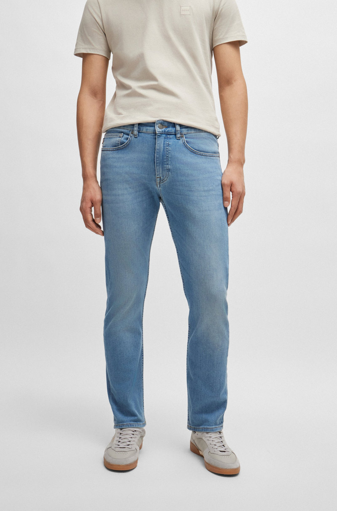 BOSS Jeans Slim Fit in Cotton Mix - DELAWARE BO 10263424 01-50524092- Concorde Fashion#color_blue-433