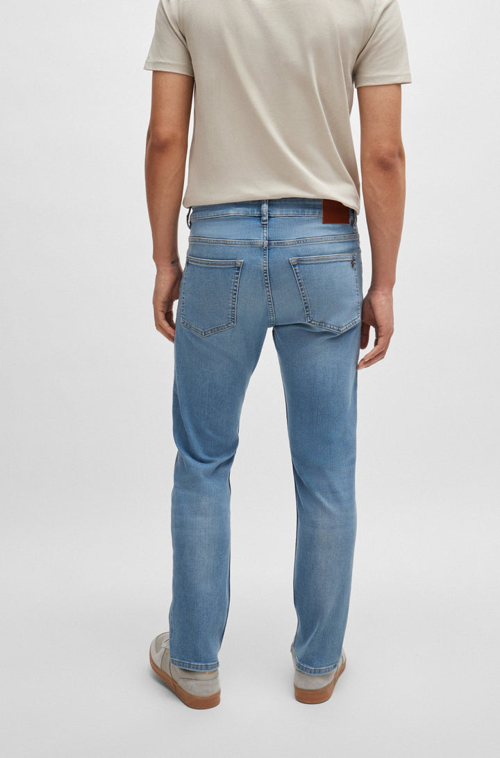 BOSS Jeans Slim Fit in Cotton Mix - DELAWARE BO 10263424 01-50524092- Concorde Fashion#color_blue-433