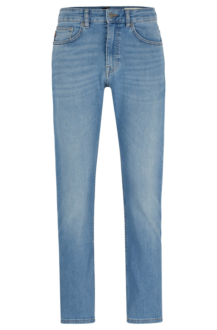 BOSS Jeans Slim Fit in Cotton Mix - DELAWARE BO 10263424 01-50524092- Concorde Fashion#color_blue-433