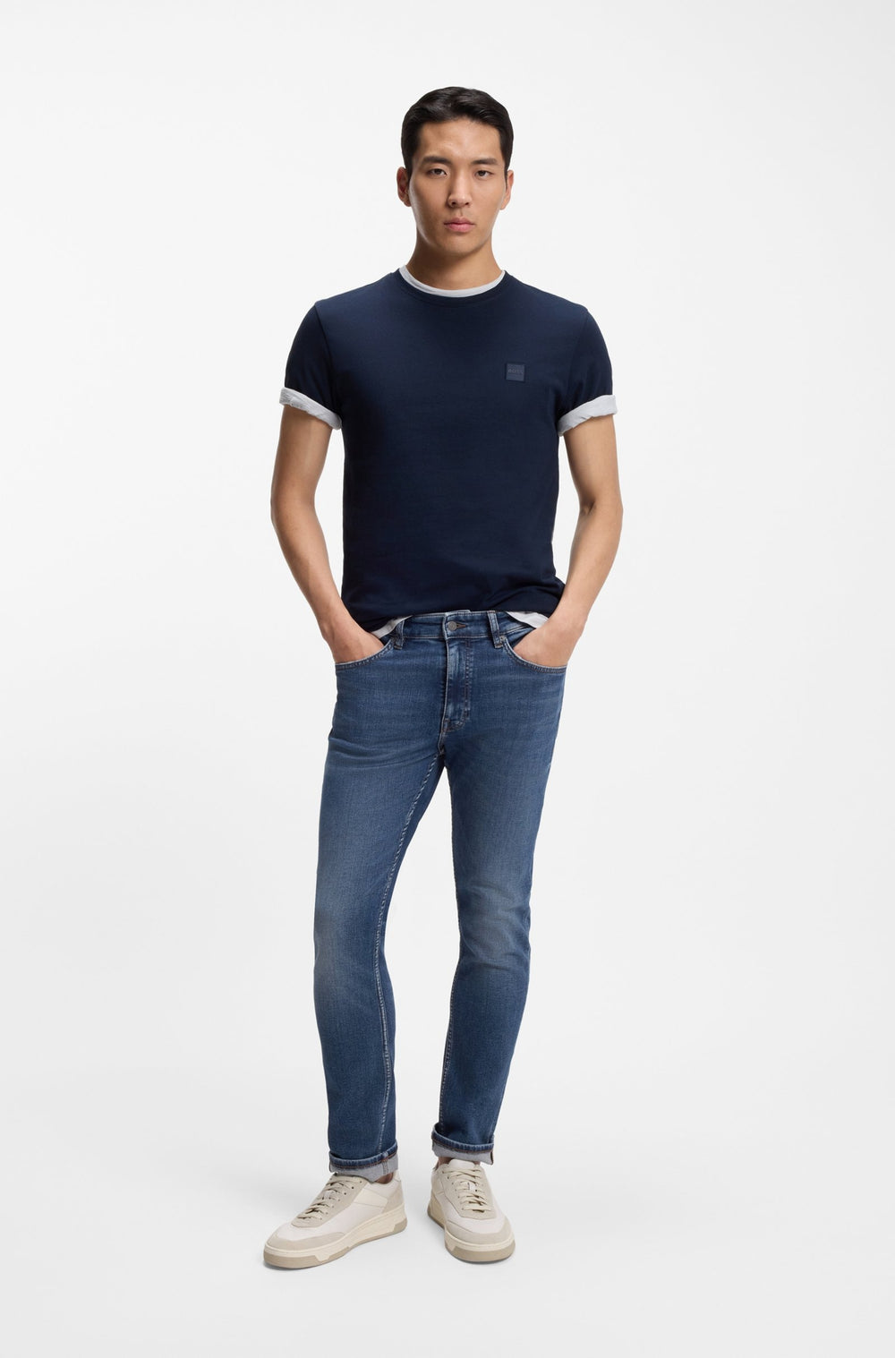 BOSS Jeans Slim Fit - DELAWARE BO 50553416- Concorde Fashion#color_blue-435