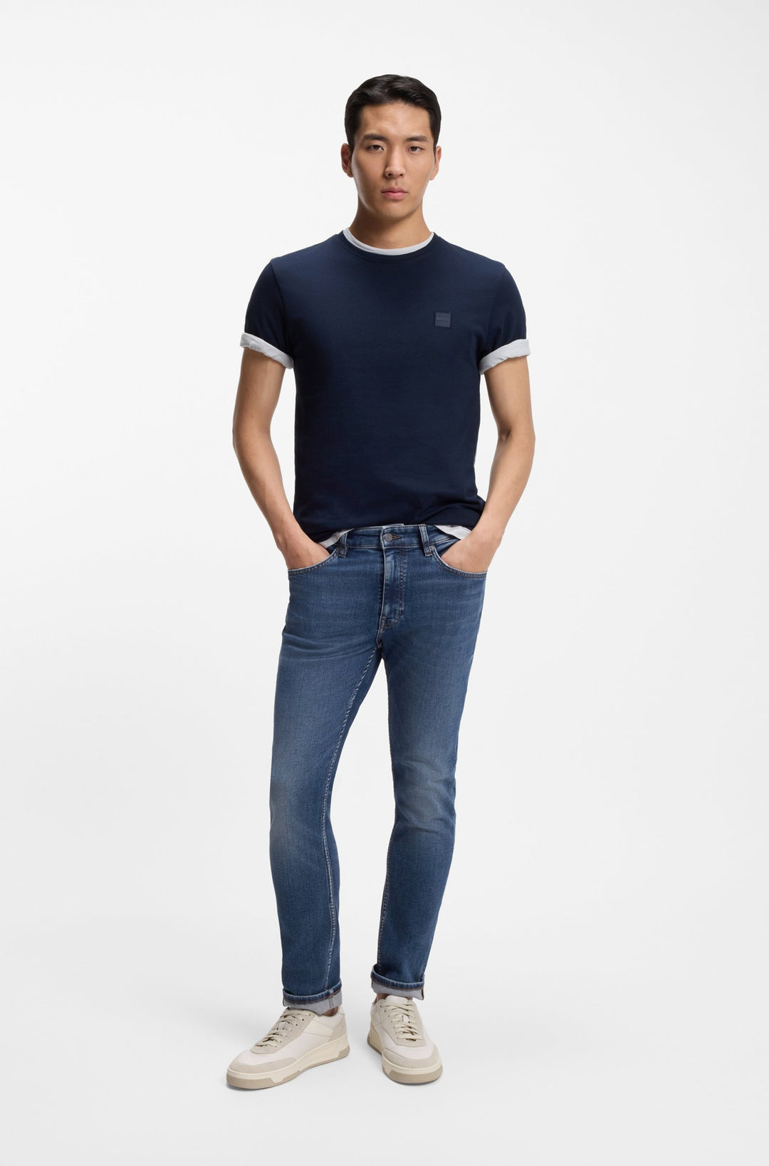 BOSS Jeans Slim Fit - DELAWARE BO 50553416- Concorde Fashion#color_blue-435