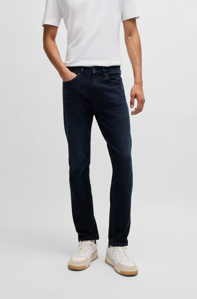 BOSS Jeans Slim Fit in Cotton Mix - DELAWARE BO 10263435 01-50524087- Concorde Fashion#color_navy-404