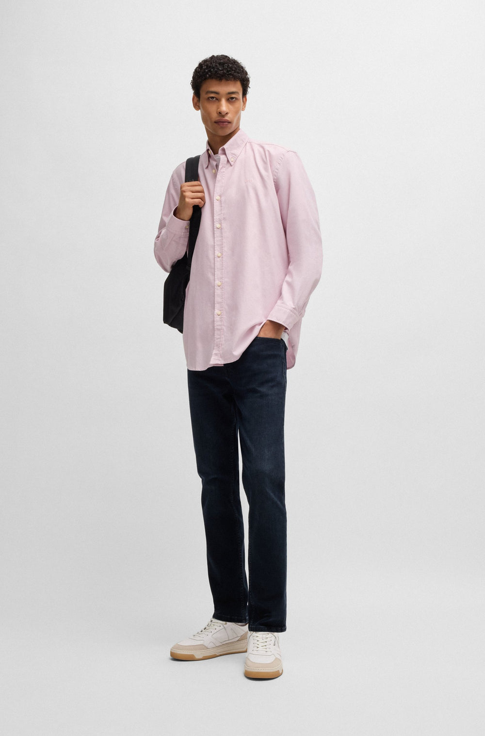 BOSS Jeans Slim Fit in Cotton Mix - DELAWARE BO 10263435 01-50524087- Concorde Fashion#color_navy-404