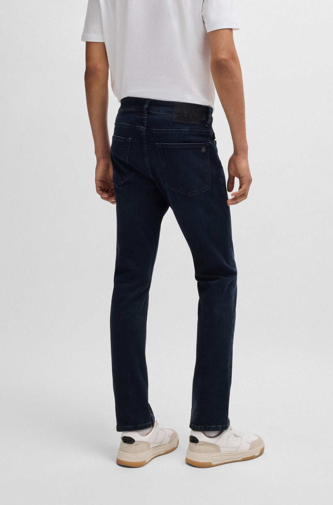 BOSS Jeans Slim Fit in Cotton Mix - DELAWARE BO 10263435 01-50524087- Concorde Fashion#color_navy-404
