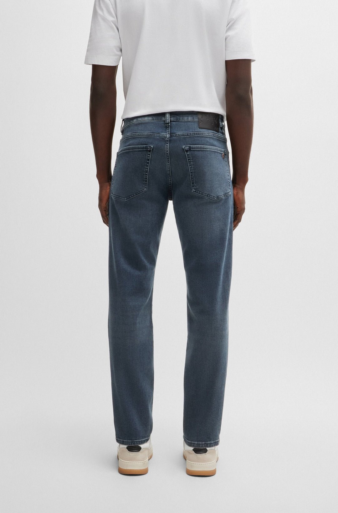 BOSS Jeans Regular Fit in Cotton Mix - RE.MAINE BO 10263435 01-50524089- Concorde Fashion#color_navy-415