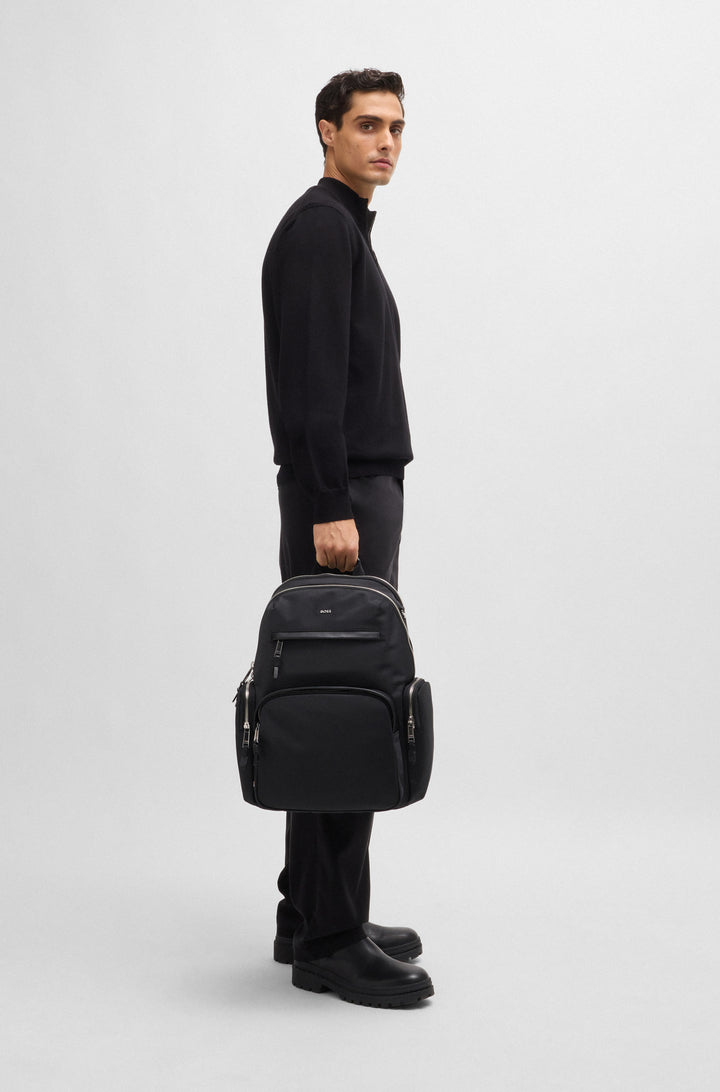 BOSS Bags  in Polyester - HIGHWAY_N_BACKPACK N 10263646 01-50536485- Concorde Fashion#color_black-001
