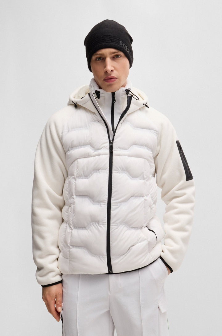 BOSS Casual Jackets Regular Fit in Polyester - J_CLOUD 10263844 01-50515114- Concorde Fashion#color_white-100