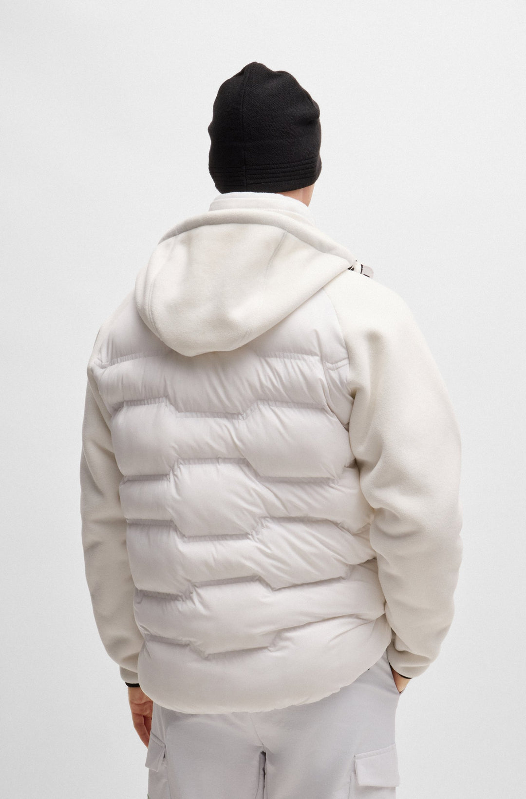 BOSS Casual Jackets Regular Fit in Polyester - J_CLOUD 10263844 01-50515114- Concorde Fashion#color_white-100