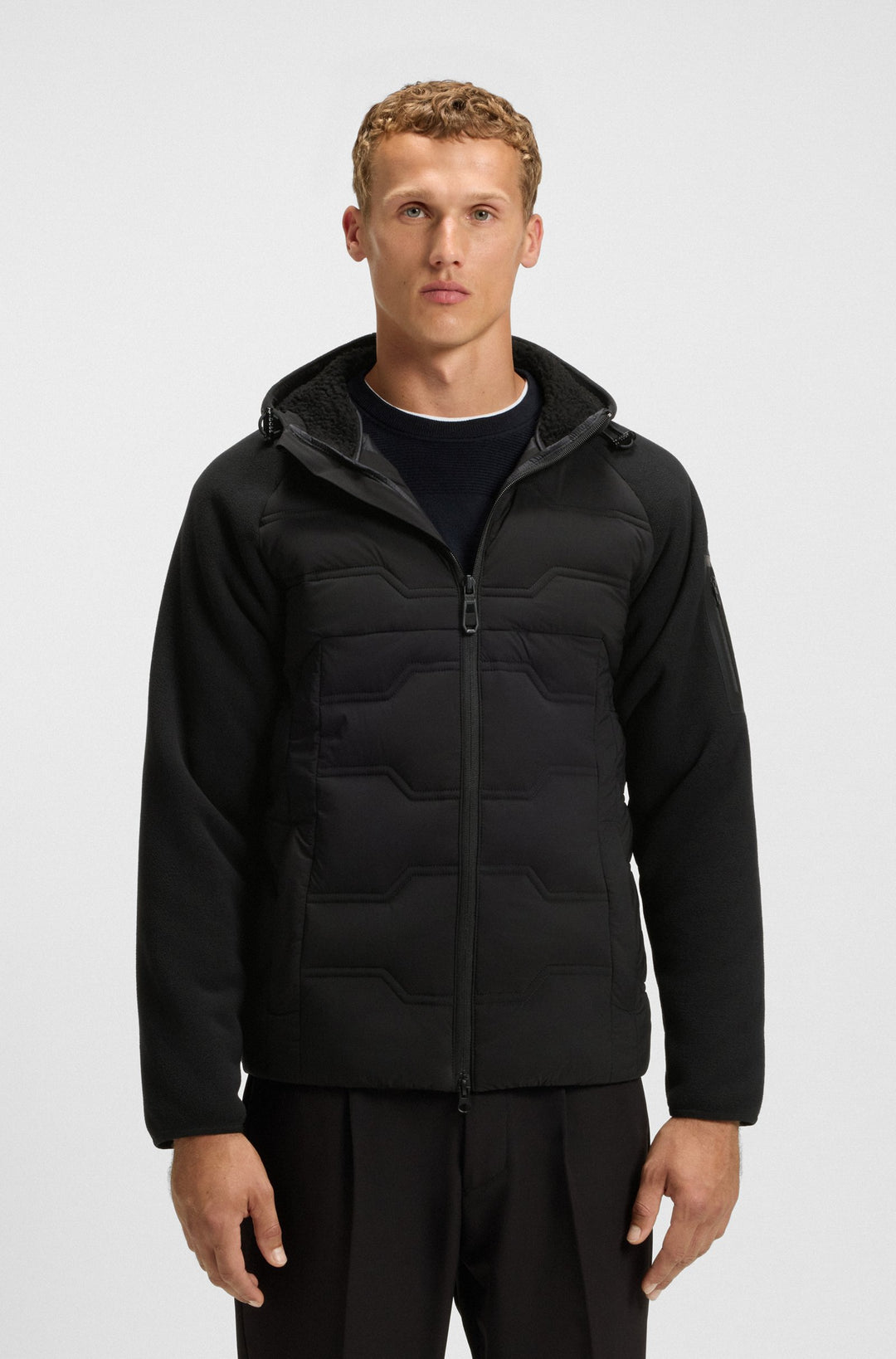 BOSS Casual Jackets  - OW_HOLE19 HY HD 50544566- Concorde Fashion#color_black-001