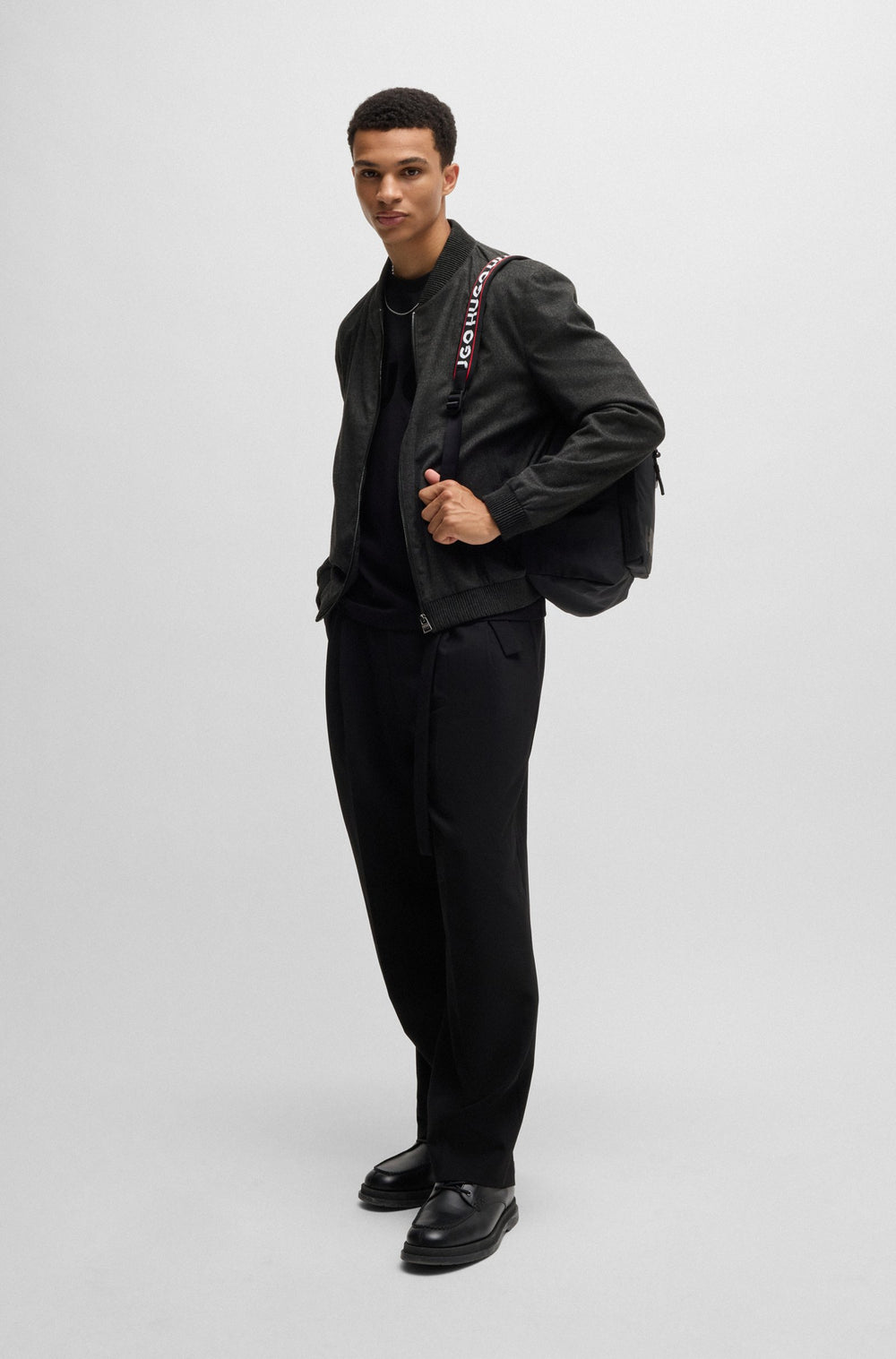 HUGO Blazers Slim Fit in Polyetser Mix - UKASHI232X 10263886 01-50525020- Concorde Fashion#color_grey-063