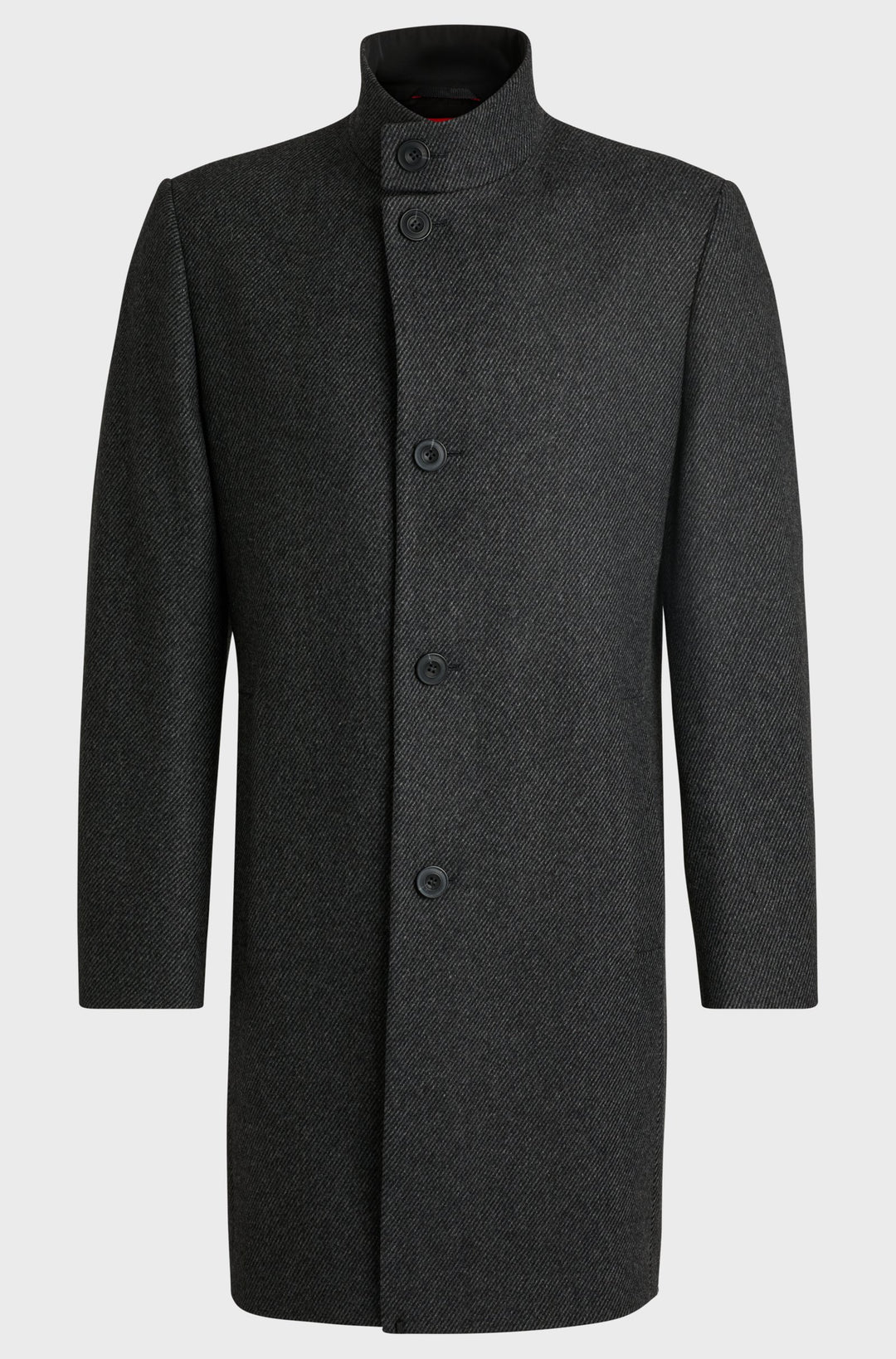 HUGO Coats Regular Fit in Wool Mix - MINTRAX2441 10263931 01-50525187- Concorde Fashion#color_grey-034