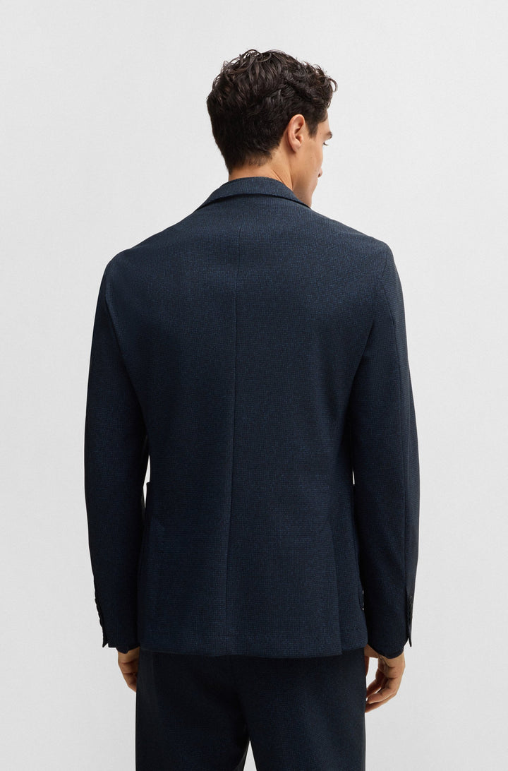BOSS Blazers Slim Fit in Nylon Mix - P-HANRY-J-WG-233 10263952 01-50527897- Concorde Fashion#color_navy-404