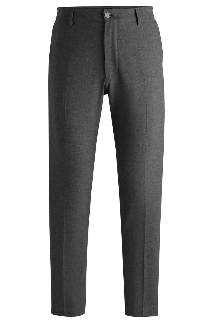 BOSS Trousers Regular Fit in Polyetser Mix - P-KANE-EL 10263996 01-50528379- Concorde Fashion#color_grey-030