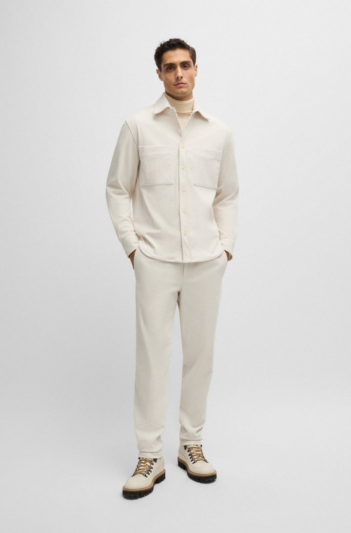 BOSS Casual Shirts Relaxed Fit in Polyester - P-OWEN-2PP-C1-244 10265353 01-50527770- Concorde Fashion#color_white-131