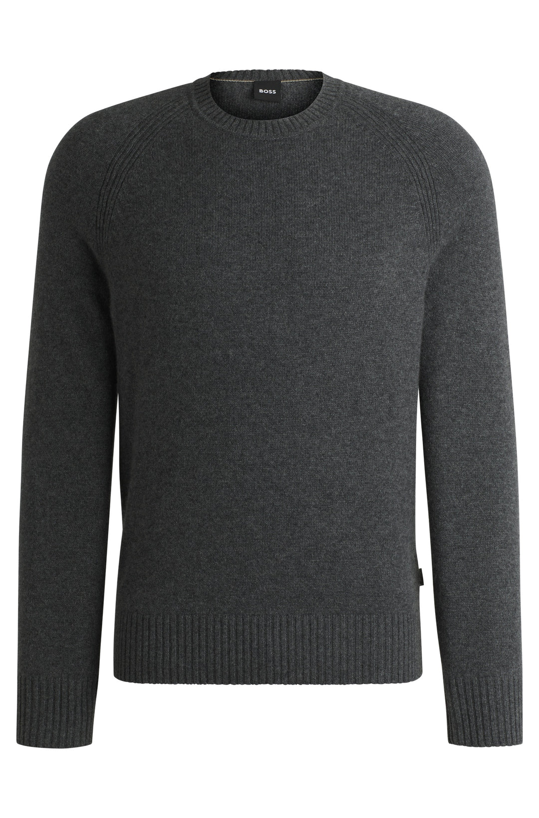 BOSS Sweaters Regular Fit in Wool - H-EMALVO 10265480 01-50526836- Concorde Fashion#color_grey-030